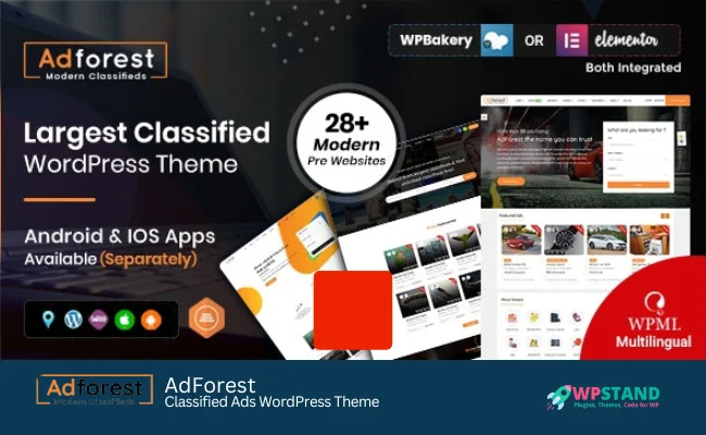 AdForest - Classified Ads WordPress Theme